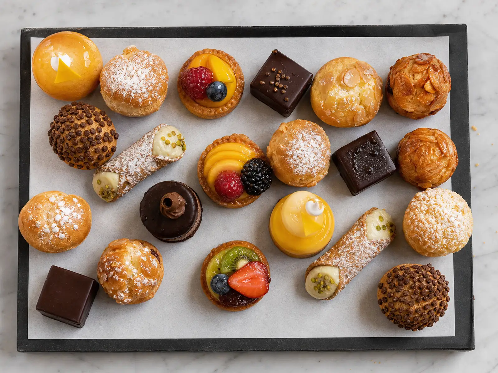Dettaglio editoriale per l’articolo «Cabaret di pasticcini: come comporlo tra gusti, colori e consistenze»