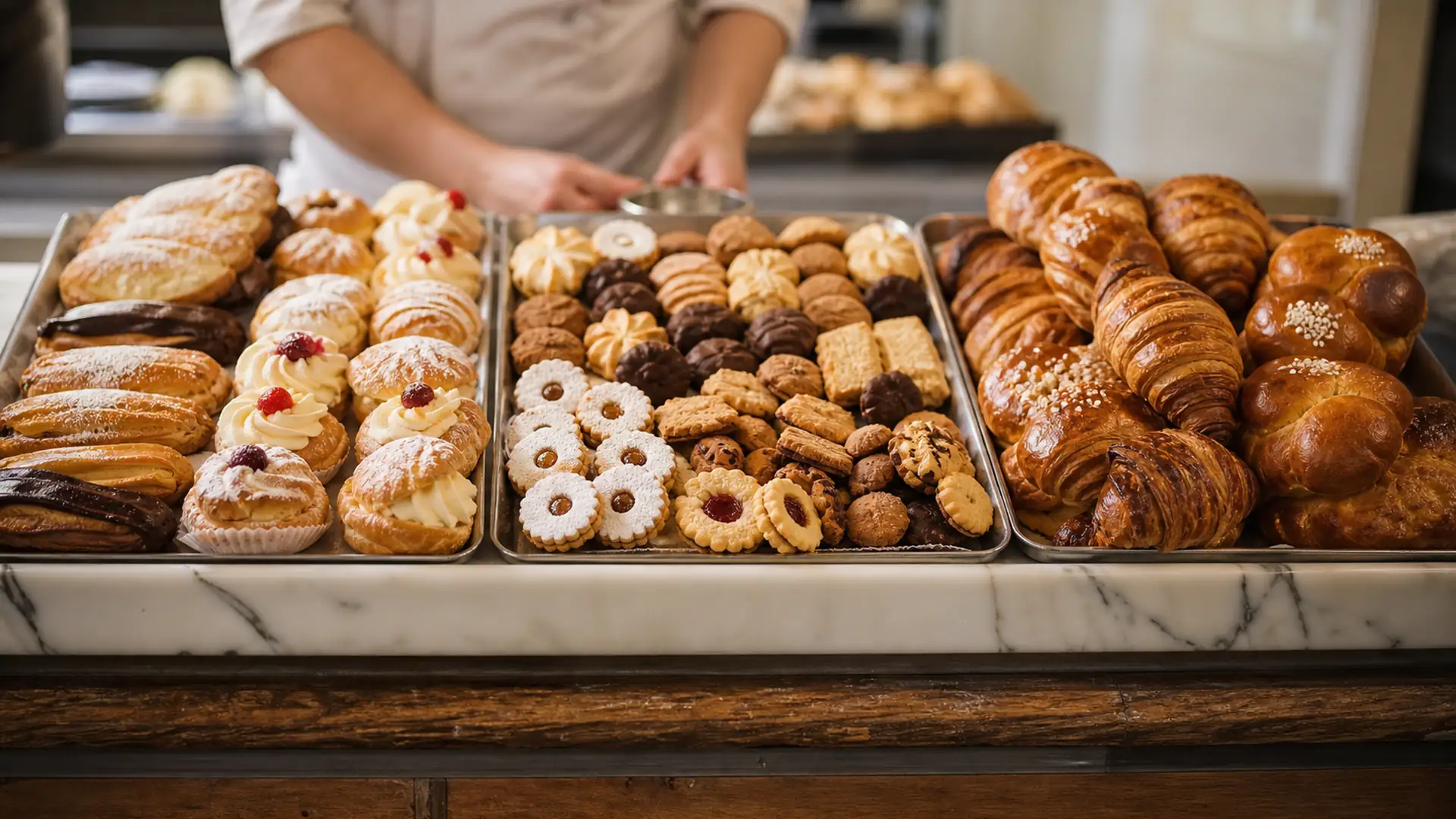 Pasticceria fresca, secca e lievitata: differenze e occasioni d’acquisto — fotografia editoriale DOL MAG