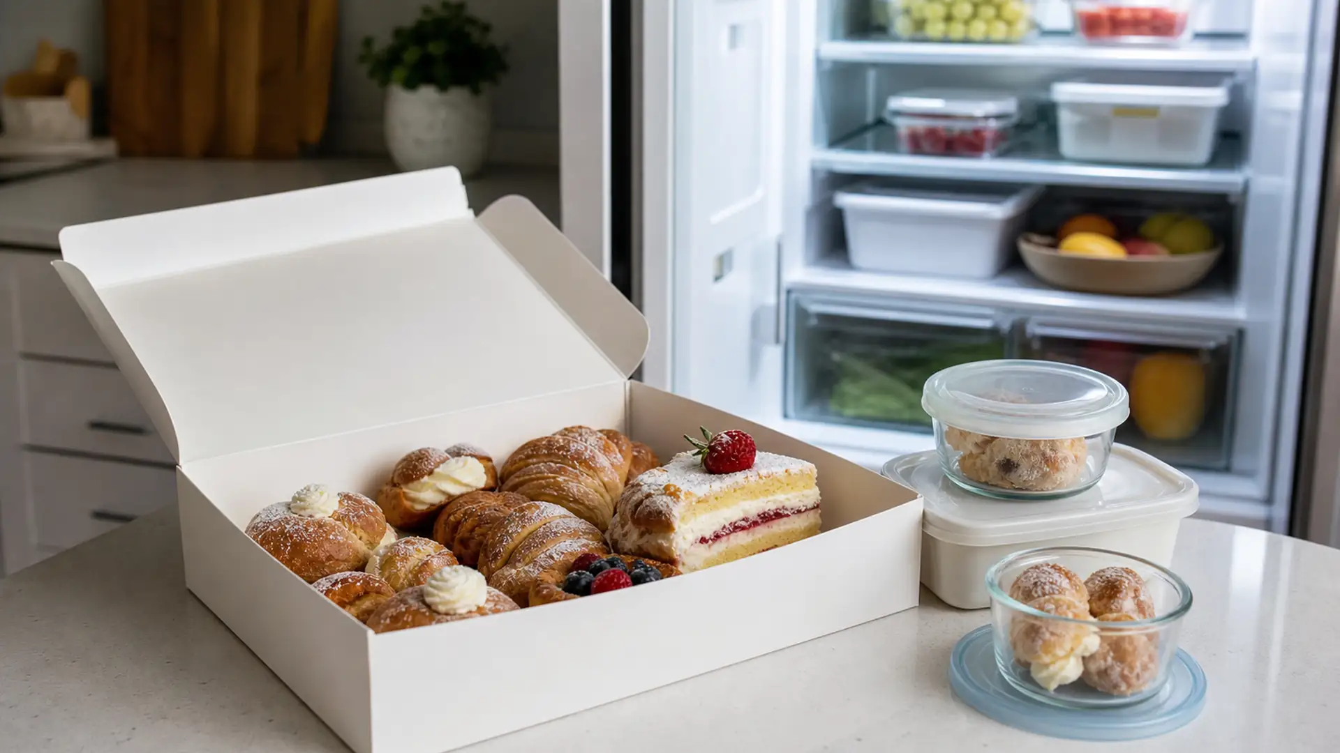 Come conservare pasticcini e torte dopo l’acquisto — fotografia editoriale DOL MAG