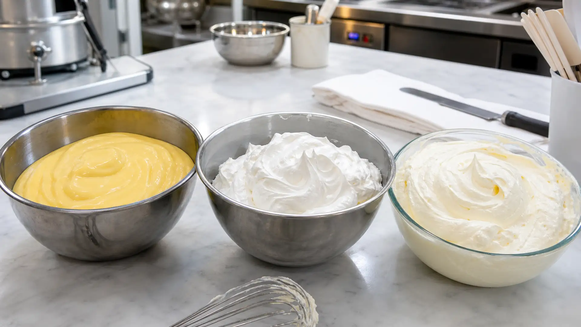 Crema pasticcera, Chantilly e diplomatica: cosa cambia davvero — fotografia editoriale DOL MAG
