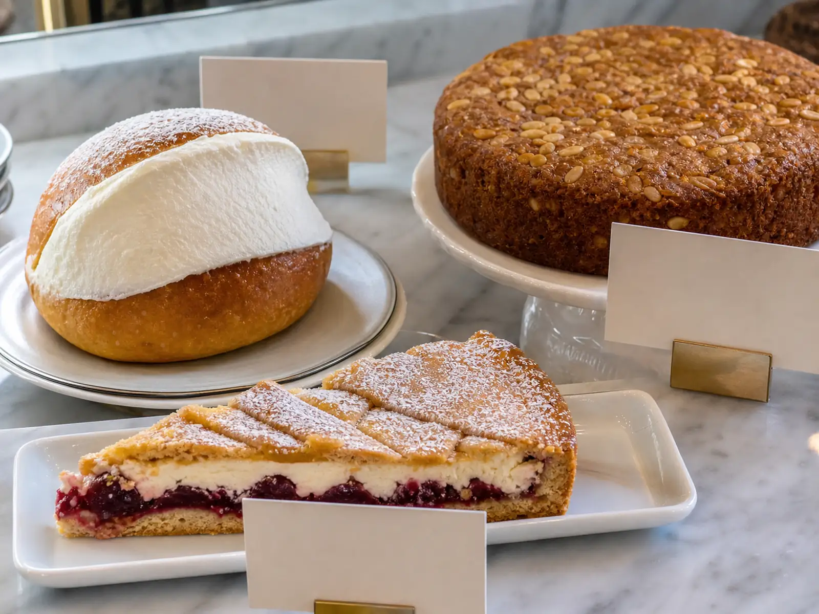 Dettaglio editoriale per l’articolo «Dolci tipici di Roma: maritozzi, pangiallo, crostata di ricotta e visciole»