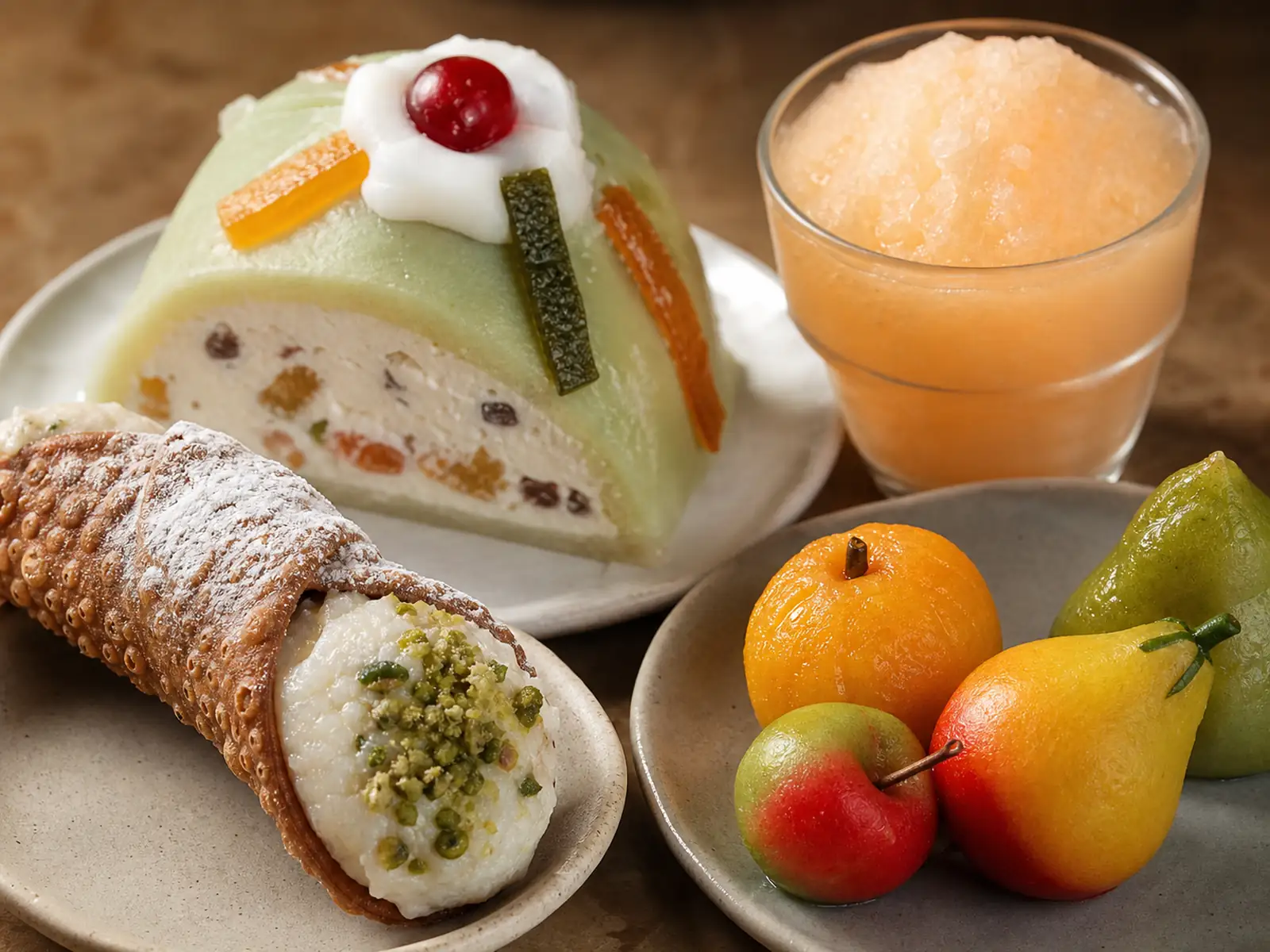 Dettaglio editoriale per l’articolo «Dolci tipici di Palermo: cannoli, cassata, frutta martorana e gelo»