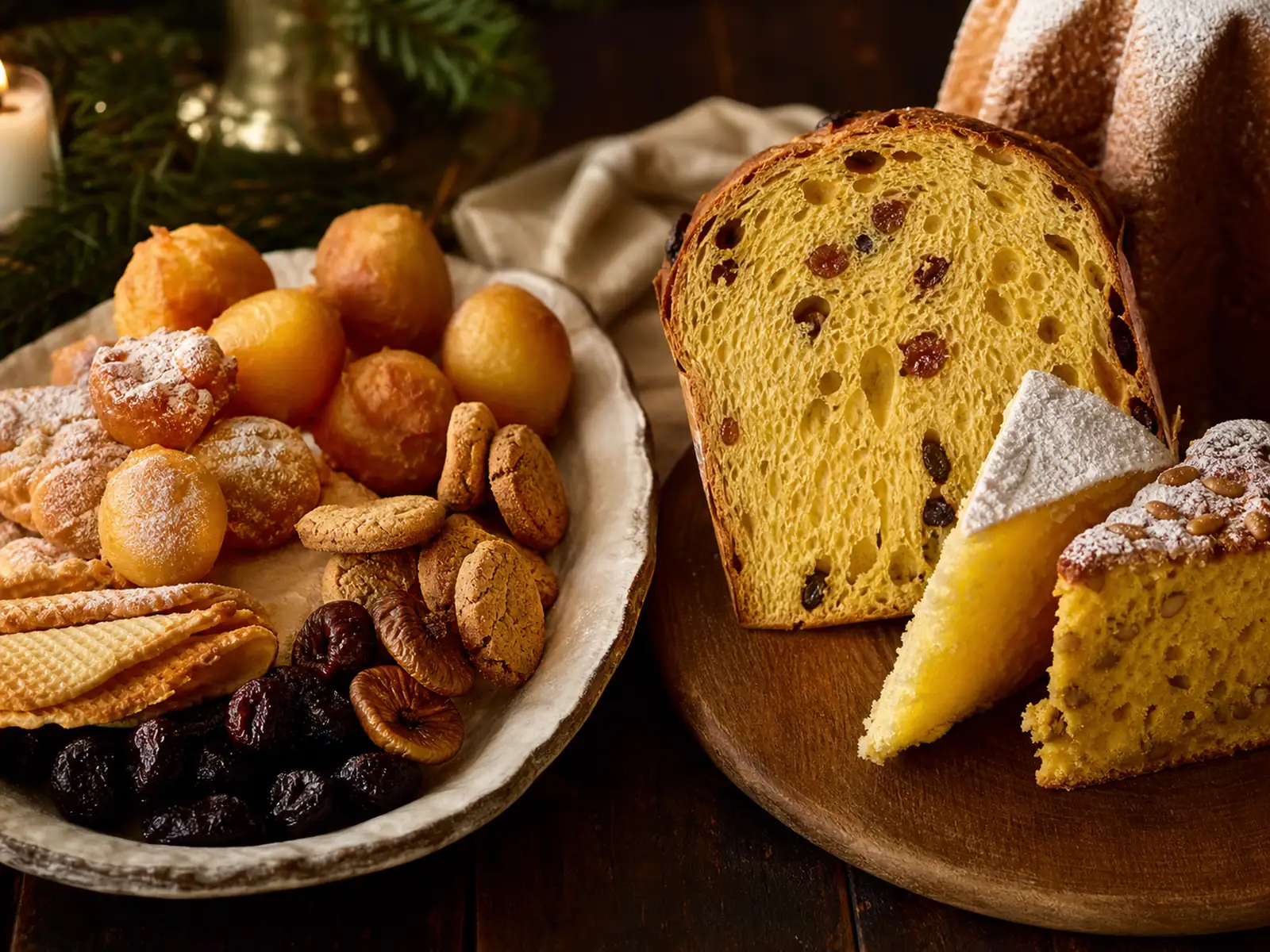 Dettaglio editoriale per l’articolo «Vigilia e Natale: come cambiano i dolci sulle tavole italiane»