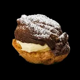 Bignè al cacao con panna mignon
