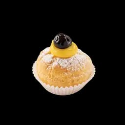 Bignè crema e amarena mignon