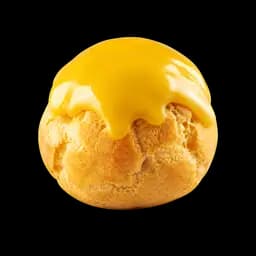 Bignè glassato allo zabaione mignon