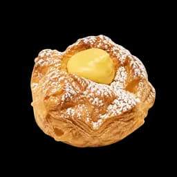 Bignè sfogliato alla crema mignon
