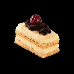 Millefoglie crema e amarena mignon