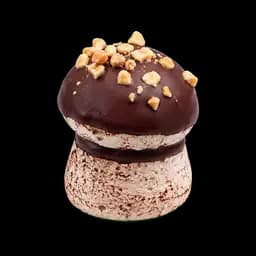 Fungo di meringa al cioccolato e nocciole