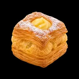 Bignè sfogliato alla crema