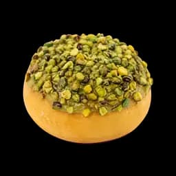 Brioche al pistacchio con granella