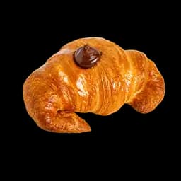 Croissant al cioccolato con farcitura esterna