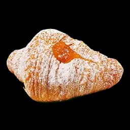 Croissant alla confettura con farcitura esterna
