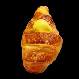 Croissant alla crema con farcitura esterna