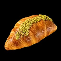 Croissant al pistacchio con granella
