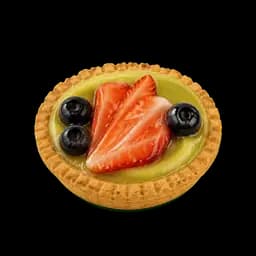 Crostatina al pistacchio e frutta fresca