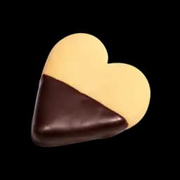 Frollino al cioccolato a cuore