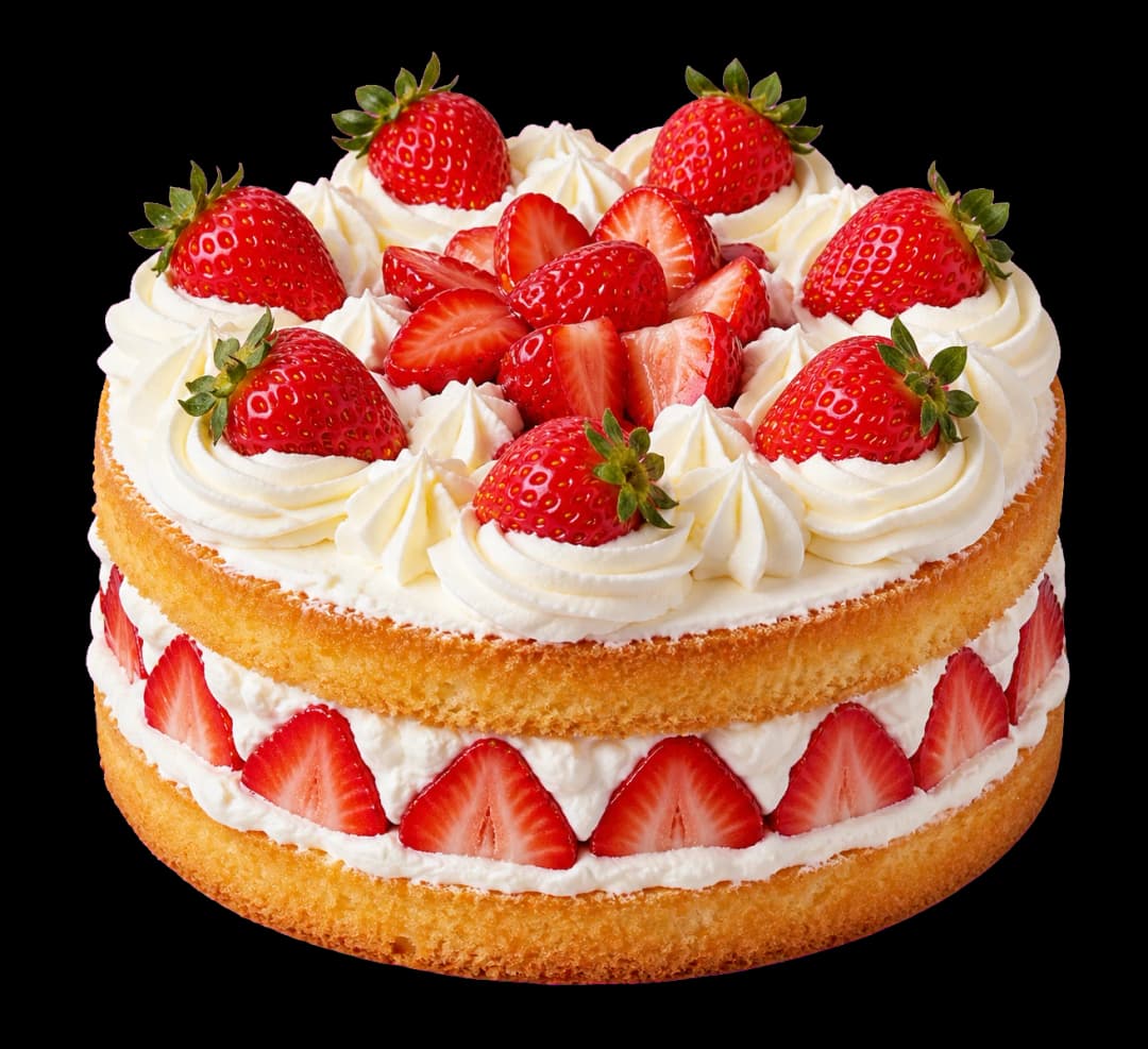Torta chantilly e fragole