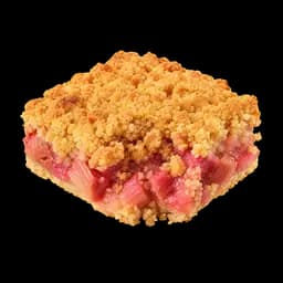 Rhubarb crumble