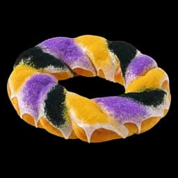 King cake di New Orleans